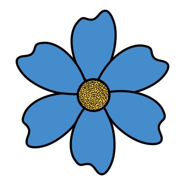 güzel çiçek dekoratif simgesi