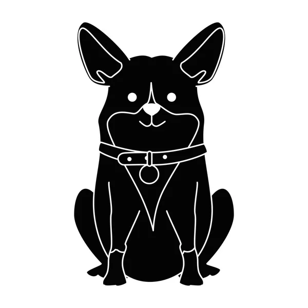 Personnage de race de chien mignon — Image vectorielle