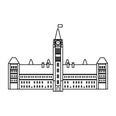 kanada parlamento binası simgesi