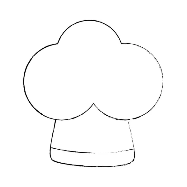 Іконка уніформи капелюха шеф-кухаря — стоковий вектор
