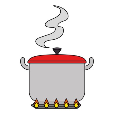 fırında mutfak tenceresi pişirme