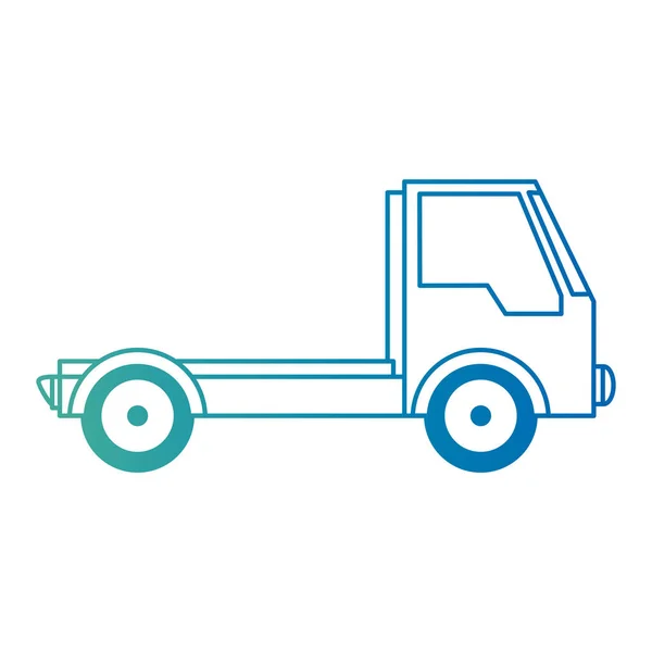 Caminhão de entrega ícone isolado — Vetor de Stock