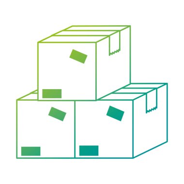 yığın kutuları karton ambalaj