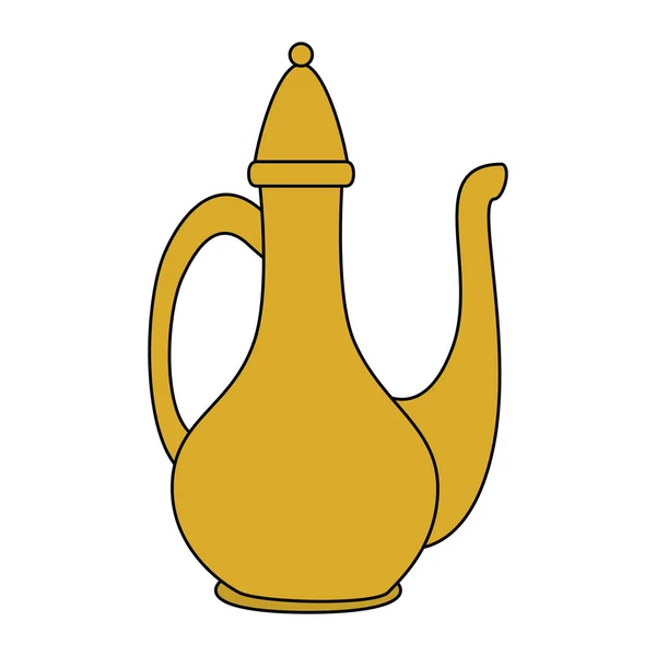 礼仪茶壶隔离图标 — 图库矢量图片