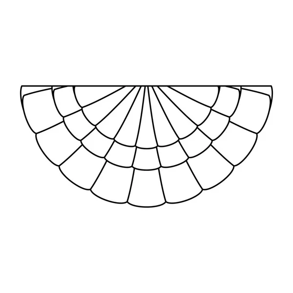 Ikone der Kreisfahne — Stockvektor
