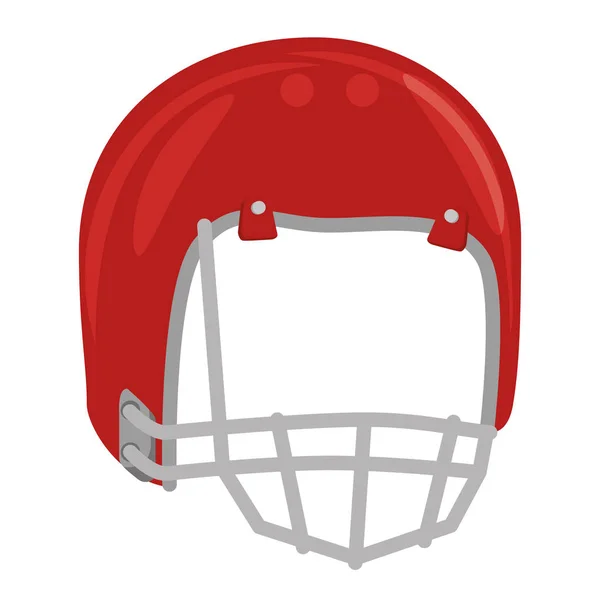 Ícone de capacete de futebol americano — Vetor de Stock