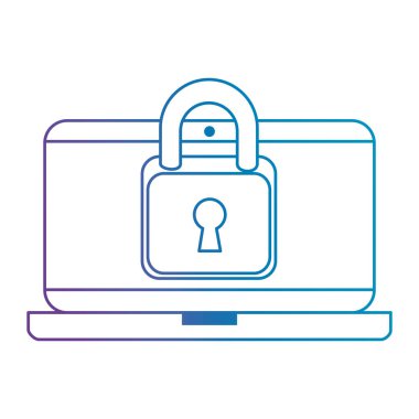 dizüstü bilgisayar ile asma kilit