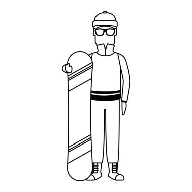 snowboarder adam avatar karakteri