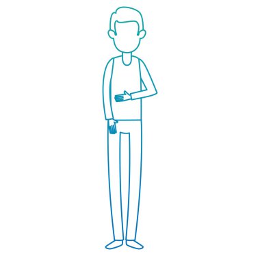 genç adam avatar karakter