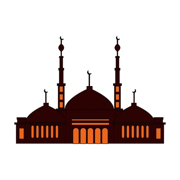 Jerusalem tempel ramadan kareem fest – Stock-vektor