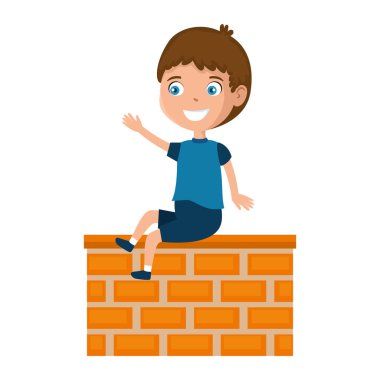 duvar karakteri küçük çocuk