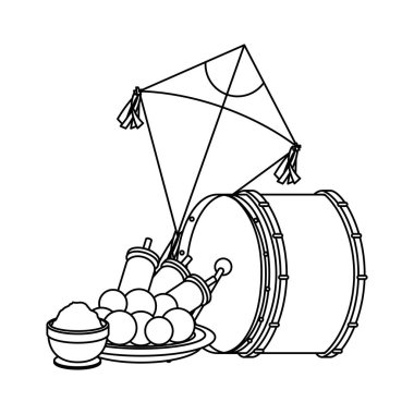 mutlu lohri kutlama simgeleri