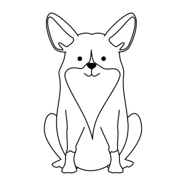 sevimli köpek ırkı karakter