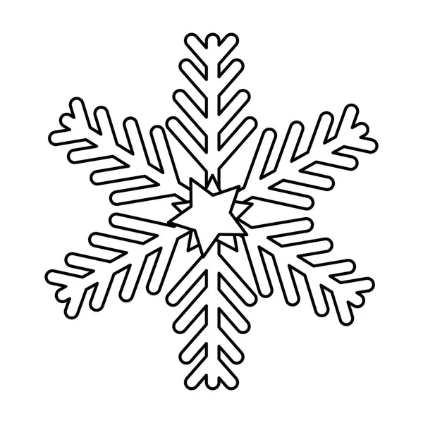 Весёлого Рождества снежинки — стоковый вектор