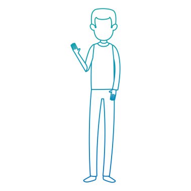 genç adam avatar karakter