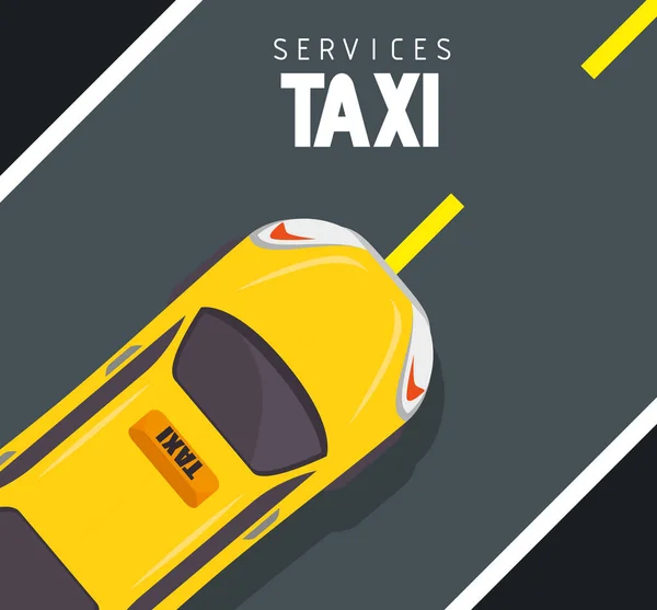 Taxi diseño de cabina — Vector de stock