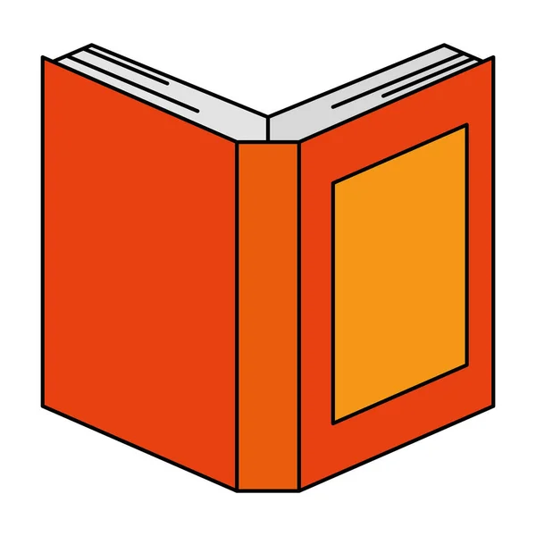 Lehrbuch-Ikone — Stockvektor