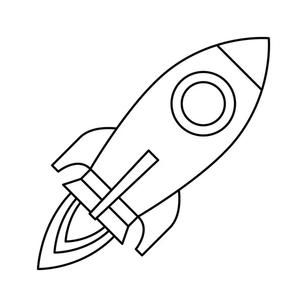Cohete icono de arranque — Vector de stock