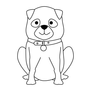 sevimli köpek ırkı karakter