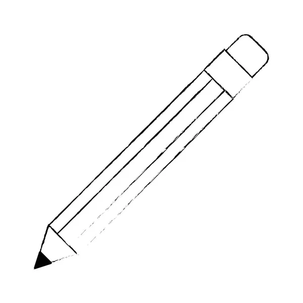 Bleistift schreiben isoliertes Symbol — Stockvektor