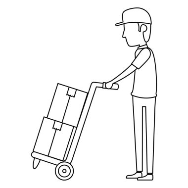 sepeti ile teslimat işçisi