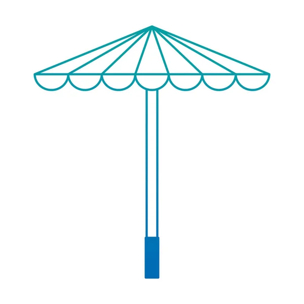 Park paraply öppna ikon — Stock vektor