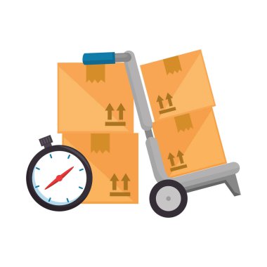 kutuları ve kronometre teslimat hizmeti ile sepeti