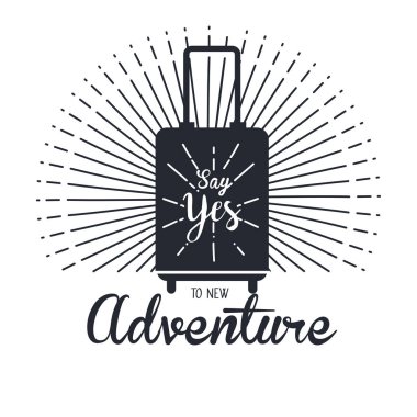 vintage macera etiket tasarımı açık etkinlik sembolü