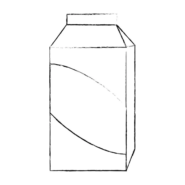 Symbol für Milchkartons — Stockvektor