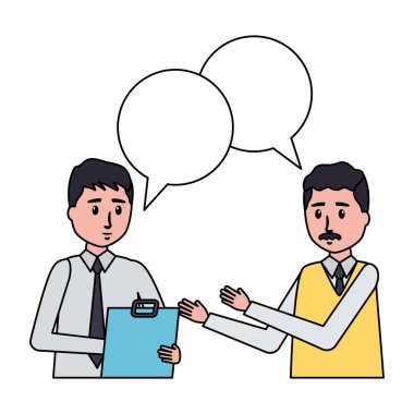 pano konuşma ile iş adamları