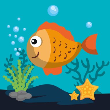 Deniz yaşam tasarım