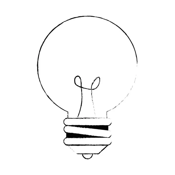 Lamp licht geïsoleerd pictogram — Stockvector