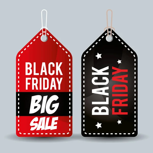 Black friday promotion label — Stock Vector