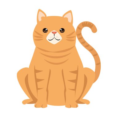 sevimli kedi maskotu karakteri