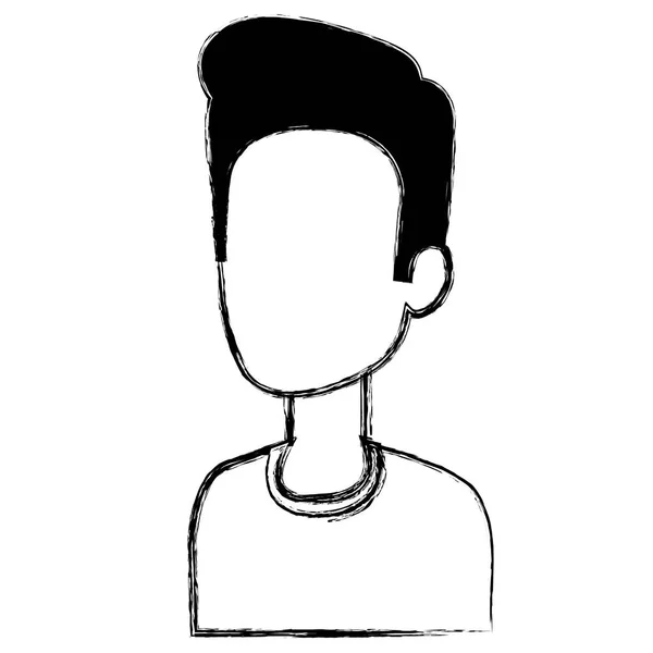 Jovem avatar personagem — Vetor de Stock