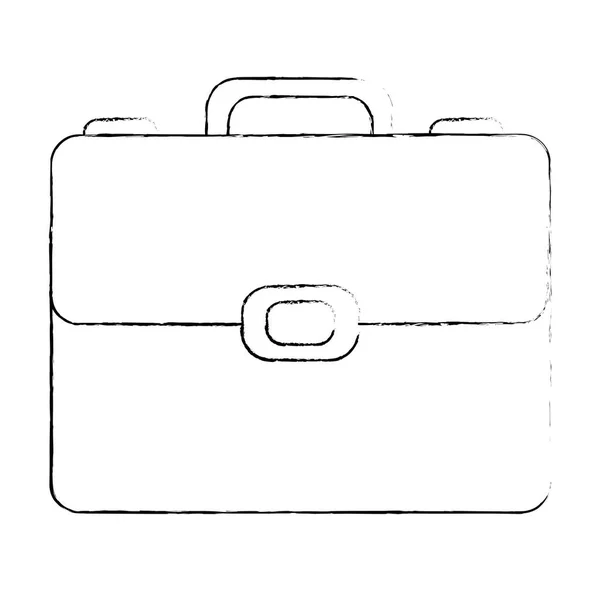 Portfolio briefcase isolated icon — Stock Vector