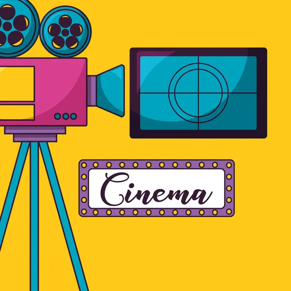 Cinema filme design —  Vetores de Stock