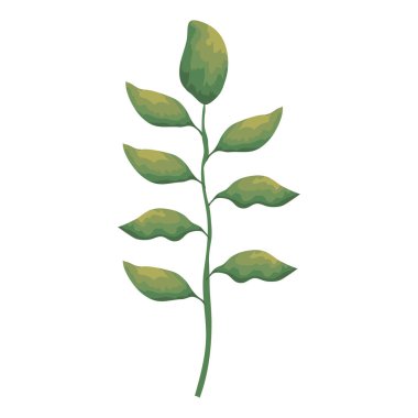 şube ile dekoratif simgesi yapraklar