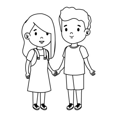 küçük çocuklar çift karakter