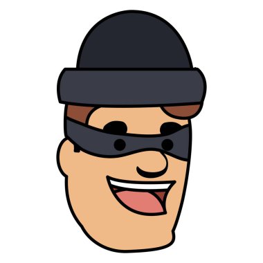 hırsız kötü kafa avatar karakter