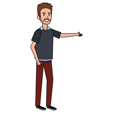 genç adam avatar karakter