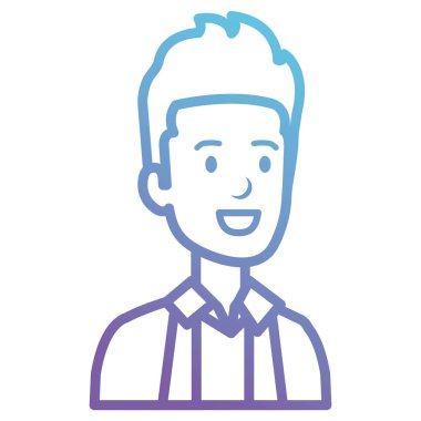 işadamı avatar karakter simgesi