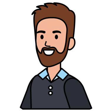 Sakallı genç adam Avatar karakteri