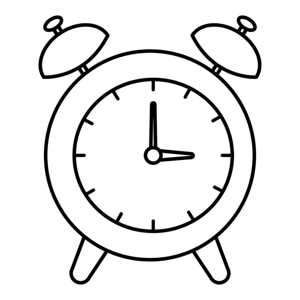 Reloj despertador hora icono — Archivo Imágenes Vectoriales