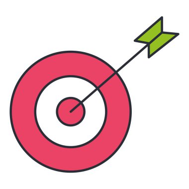 ok simgesine sahip hedef