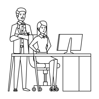 İşyerinde iş çift