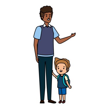 oğul karakterli genç baba