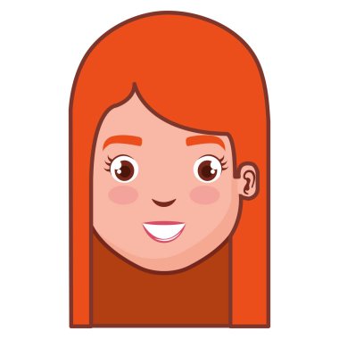 küçük kız kafa simgesi