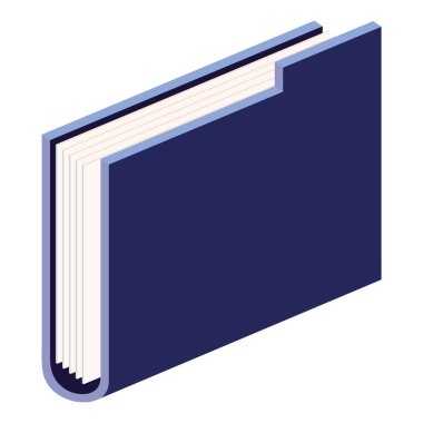 dosya klasör izometrik simgesi