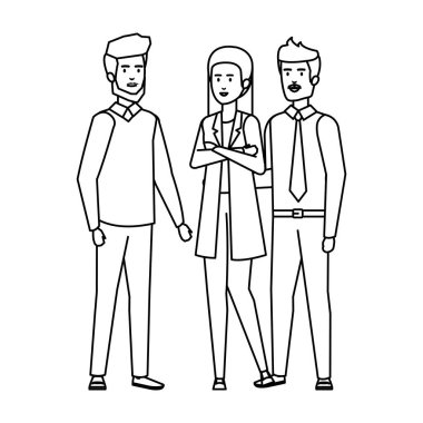 zarif iş insanlar avatarlar karakter